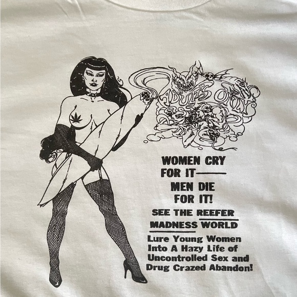 T-Shirt Cemetery Other - Reefer Madness White Unisex T-Shirt